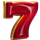 100 burning hot buy bonus red seven symbol icon