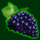100 burning hot grapes symbol icon