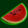 100 burning hot watermelon symbol icon