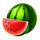 100 burning power clover chance watermelon symbol icon