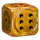 100 cairo dice gold six symbol icon