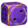 100 cairo dice purple two symbol icon