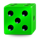 100 dazzling roll clover chance five symbol icon