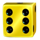 100 golden coins dice edition 6 symbol icon