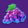 100 golden coins grapes symbol icon
