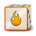 100 joker roll clover chance fire symbol icon