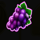 100 juicy fruits grape symbol icon