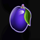 100 juicy fruits plum symbol icon
