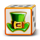 100 leprechaun roll clover chance dice hat symbol icon