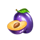 100 power hot coin boost plum symbol icon