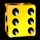 100 spinning dice 6 symbol icon