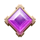 101 crystal skulls purple symbol icon