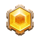 101 crystal skulls yellow symbol icon