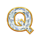 101 diamonds diamond q symbol icon