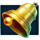 10 boost clover gold bell symbol icon