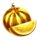 10 golden fruits golden melon symbol icon