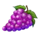 10 golden fruits grape symbol icon