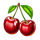 10 power hot cherry symbol icon