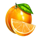 10 power hot orange symbol icon