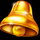 10 shining diamond bell symbol icon