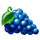 10 super fruits grapes symbol icon