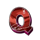 12 burning baseballs letter q symbol icon