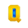 12 volt diamonds q symbol icon