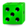 20 burning roll dice 5 symbol icon