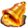 20 fire fruits bell symbol icon