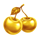 20 golden fruits golden cherry symbol icon
