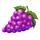 20 golden fruits grape symbol icon