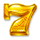 20 golden fruits yellow 7 symbol icon