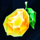 243 crystal fruits reversed lemon symbol icon