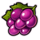 243 famous multifruits grape symbol icon