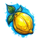 243 fire n diamonds lemon symbol icon