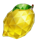 27 crystal fruits lemon symbol icon
