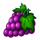 27 joker fruits grape symbol icon