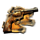2 wild 2 die pistol symbol icon