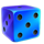 30 bier ometer dice blue die symbol icon