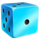 30 bier ometer dice cyan die symbol icon