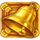 30 golden fruits golden bell symbol icon