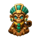 3 aztec totems monkey symbol icon