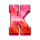 3 buffalos fireshoe k symbol icon