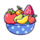 3 capybaras fruits symbol icon