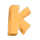 3 capybaras k symbol icon