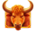 3 charge bison bison 2 symbol icon