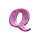 3 charge bison q symbol icon
