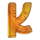3 claws of fortune gold k symbol icon
