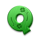 3 clover pots q symbol icon