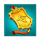 3 coin golden peacock charm symbol icon